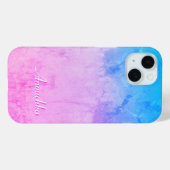 Die zauberhaften Farben Rosa und Blau, Ihr Individ Case-Mate iPhone Hülle (Rückseite (Horizontal))