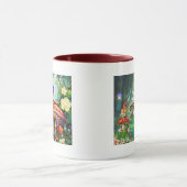 Die zauberhaften Gnome Pilze Blumengärten Tasse (Zentrum)