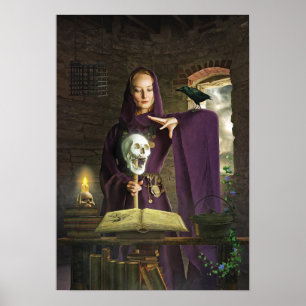 Die Zauberin, die ihren Zauber zaubert Poster