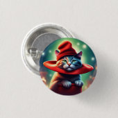 die Zauberkatze Button (Vorne & Hinten)