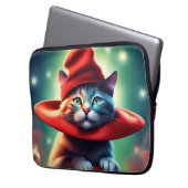 die Zauberkatze Laptopschutzhülle (Vorderseite Links)