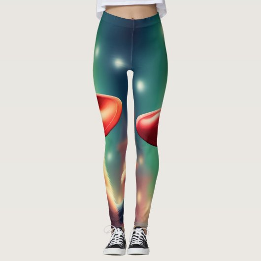 die Zauberkatze Leggings (Vorderseite)