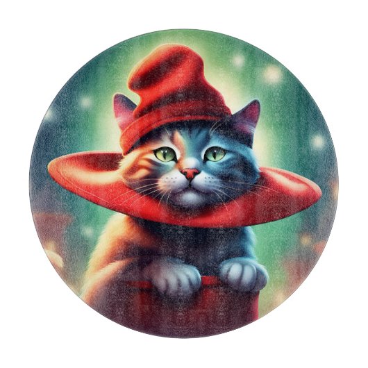 die Zauberkatze Schneidebrett (Vorderseite)
