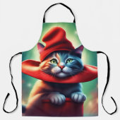 die Zauberkatze Schürze (Vorderseite)
