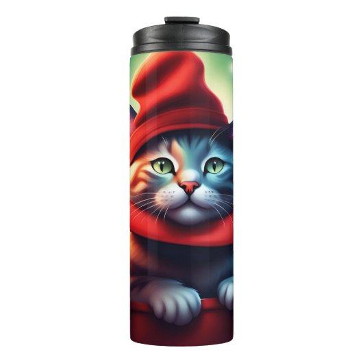 die Zauberkatze Thermosbecher (Vorderseite)