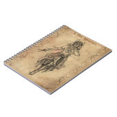 Die Zauberkunstkarte des Tarots Notizblock (Linke Seite)