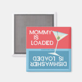 Die Zaubermomme der Spüle wird geladen Magnet (Vorderseite/Rückseite)