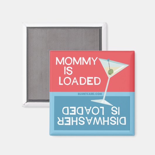 Die Zaubermomme der Spüle wird geladen Magnet (Vorderseite/Rückseite)