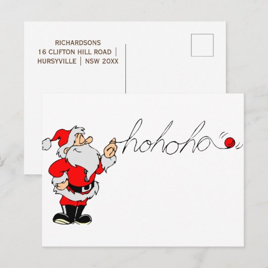 Die Zauberreise-Postkarte Feiertagspostkarte (Vorne/Hinten)