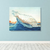 Die Zauberwelle Leinwanddruck (Insitu (Holzboden))