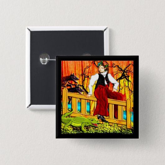 Die Zaun-Seite (Button) Button (Vorne & Hinten)