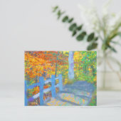 Die Zaunkunst Postkarte (Stehend Vorderseite)