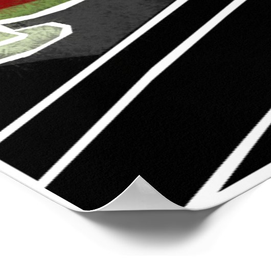 Die Zebra Lounge Poster (Ecke)