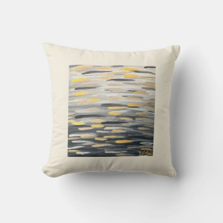 Die Zebra-Pinselstriche in Cream-Throw-Kissen Kissen