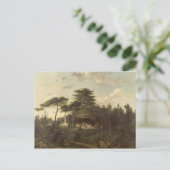 Die Zeder des Libanon im Jardin des Plantes Postkarte (Stehend Vorderseite)