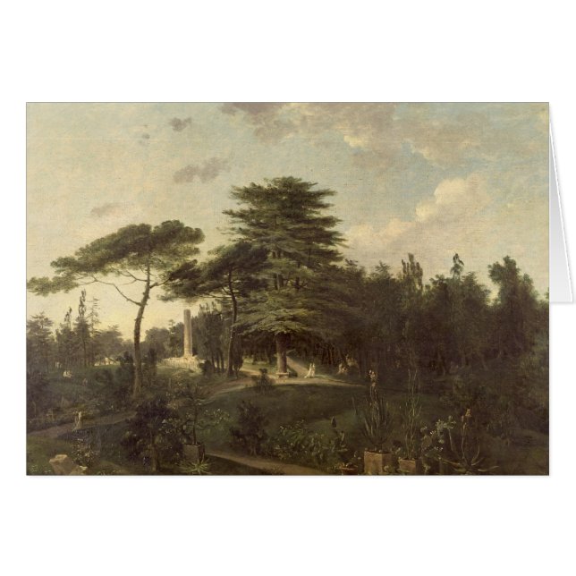 Die Zeder vom Libanon im Jardin des Plantes (Vorderseite (Horizontal))