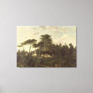 Die Zeder vom Libanon im Jardin des Plantes Leinwanddruck