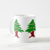 Die Zedern der libanesischen Kaffee-Tasse Kaffeetasse (Vorderseite Links)