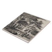 Die Zedern vom Libanon, graviert von Freeman Fliese (Seite)