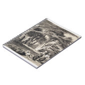 Die Zedern vom Libanon, graviert von Freeman Notizblock (Linke Seite)