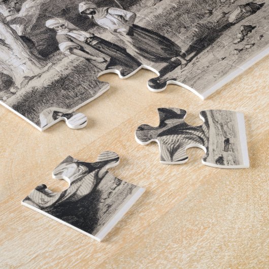 Die Zedern vom Libanon, graviert von Freeman Puzzle (Seite)