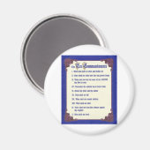 DIE ZEHN-ANTRÄGE MAGNET (Vorderseite/Rückseite)