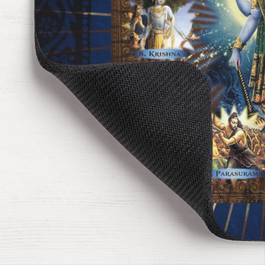 Die zehn Avatare von Vishnu - Mousepad (Ecke)