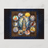 Die zehn Avatare von Vishnu - Postkarte (Vorderseite)