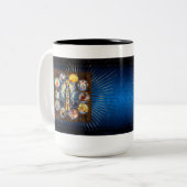 Die zehn Avatare von Vishnu - Tasse, Cup Zweifarbige Tasse (Vorderseite Links)