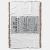 Die Zehn Gebote Bibel Decke (Vorderseite Vertikal)