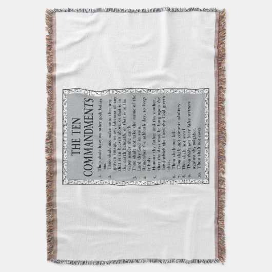 Die Zehn Gebote Bibel Decke (Vorderseite Vertikal)