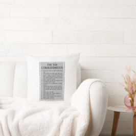 Die Zehn Gebote Bibel Kissen