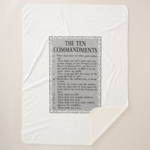 Die Zehn Gebote Bibel Sherpadecke