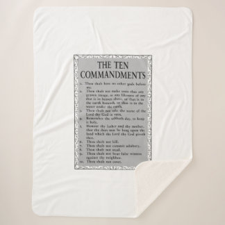Die Zehn Gebote Bibel Sherpadecke