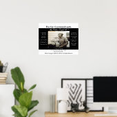 Die zehn Gebote, die mein Vater mir beibrachte Poster (Heimbüro)