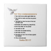 Die zehn Gebote Fliese (Vorderseite)