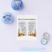 Die zehn Gebote Flyer (Einzeln)