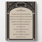 Die zehn Gebote Fotoplatte (Vorderseite)