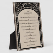 Die zehn Gebote Fotoplatte (Seite)