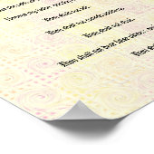 Die zehn Gebote - Gelbe Drehungen Poster (Ecke)