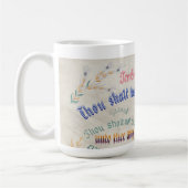 Die zehn Gebote Kaffeetasse (Links)
