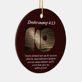 Die zehn Gebote Keramik Ornament (Rechts)