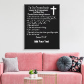 Die zehn Gebote - Leinwanddruck (Insitu (Wohnzimmer))