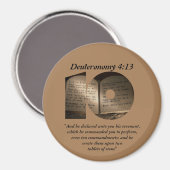 Die zehn Gebote Magnet (Vorderseite/Rückseite)