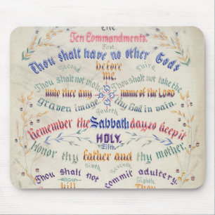 Die Zehn Gebote-Mauspad Mousepad