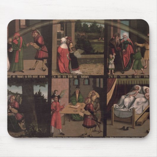Die zehn Gebote Mousepad (Vorne)