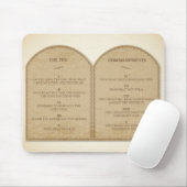 Die zehn Gebote Mousepad (Mit Mouse)