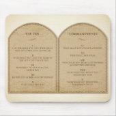 Die zehn Gebote Mousepad (Vorne)