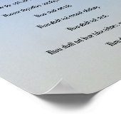 Die zehn Gebote - Pine Moon Poster (Ecke)