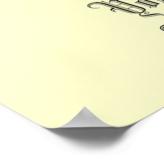 Die zehn Gebote Poster (Ecke)